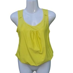 Lucy Sleeveless Yellow Yoga Top XS